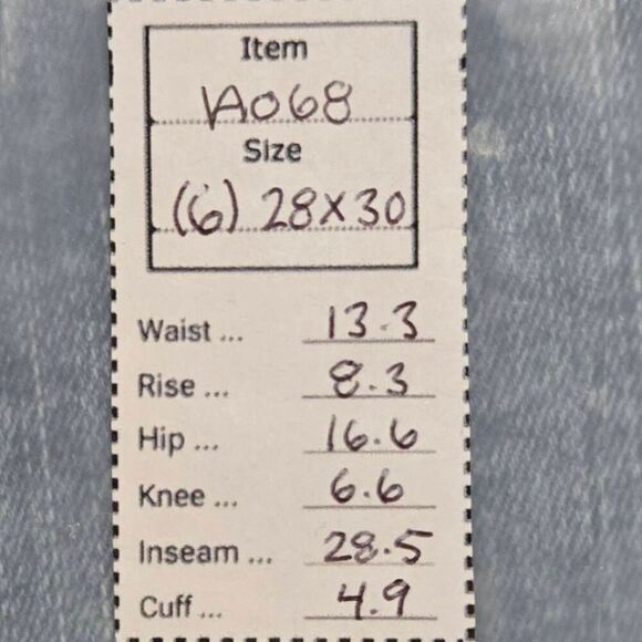 Levi's 710 Super Skinny Discontinued style Jeans(A068)-Size 28 for Women - Picture 9 of 9